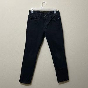 American Eagle Outfitters Black Extreme Flex 4 Men's Slim Jeans (28x28)